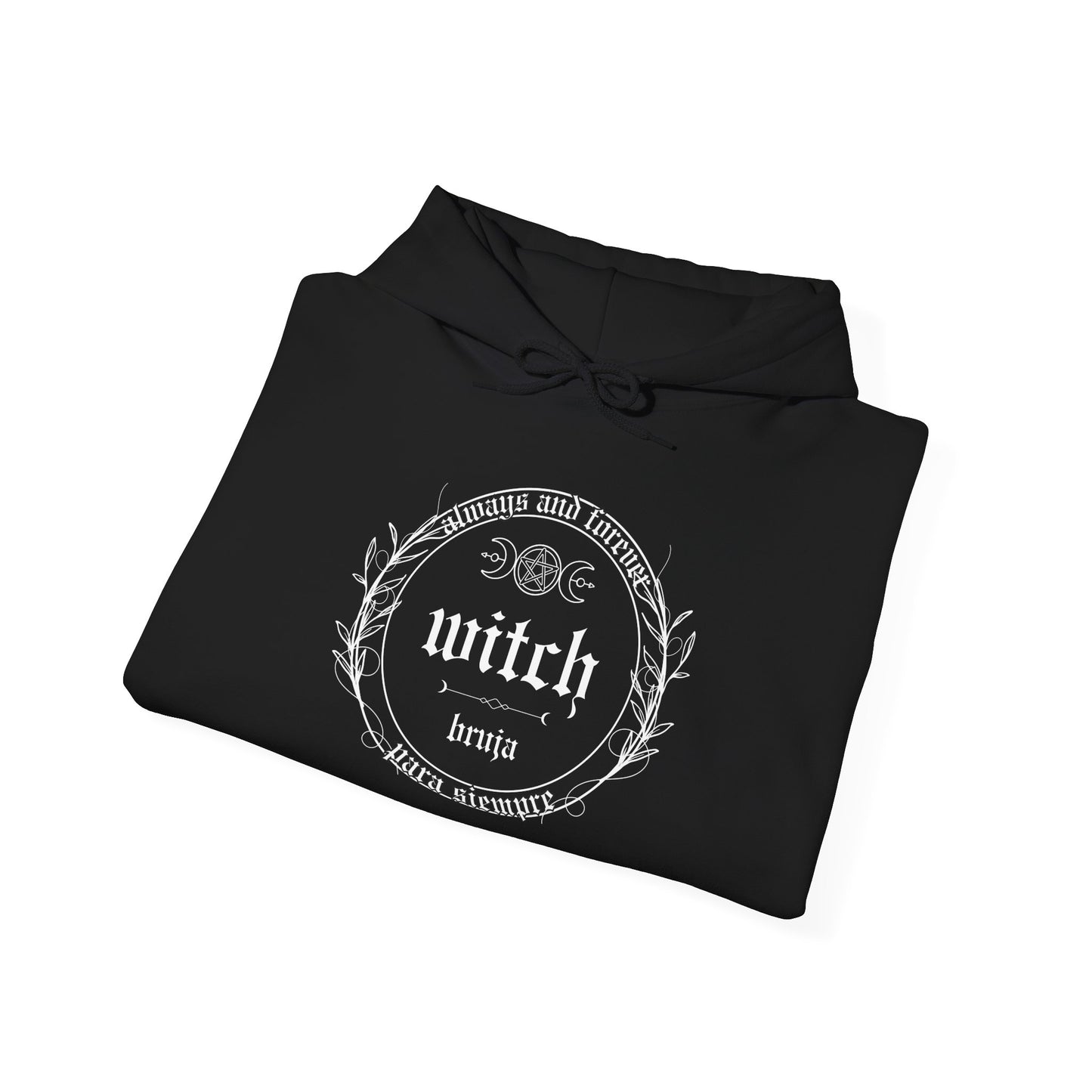 Witch, Unisex, Black Heavy Blend™, Hooded Sweatshirt