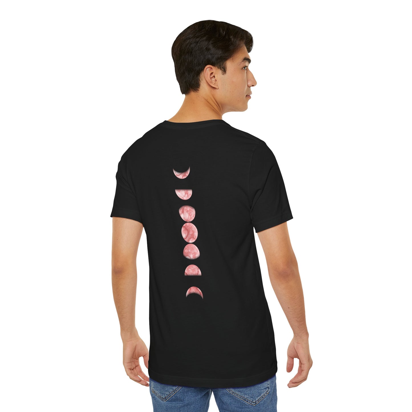 Triple Moon, with Moon Phases, Unisex, Short Sleeve Tee