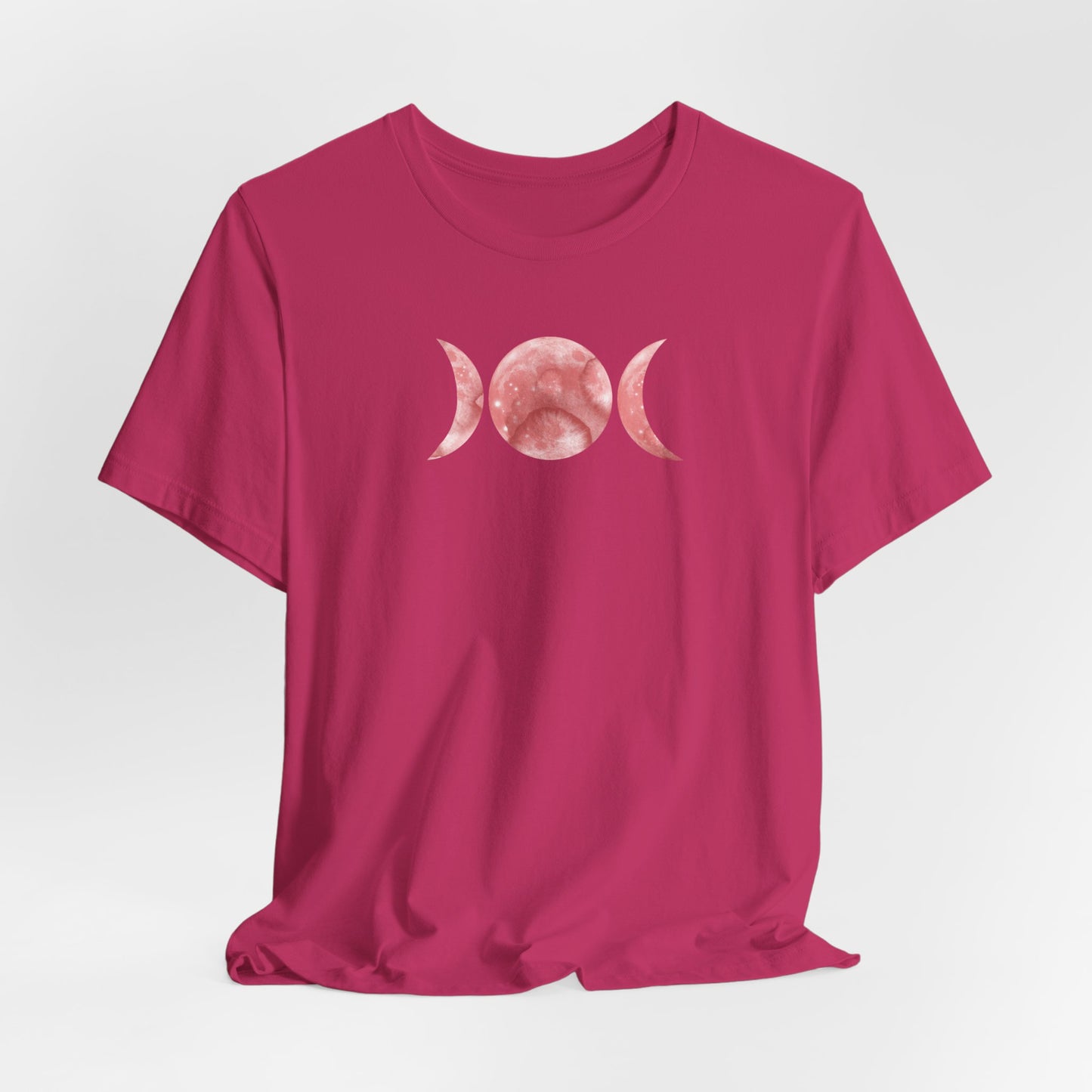 Triple Moon, with Moon Phases, Unisex, Short Sleeve Tee