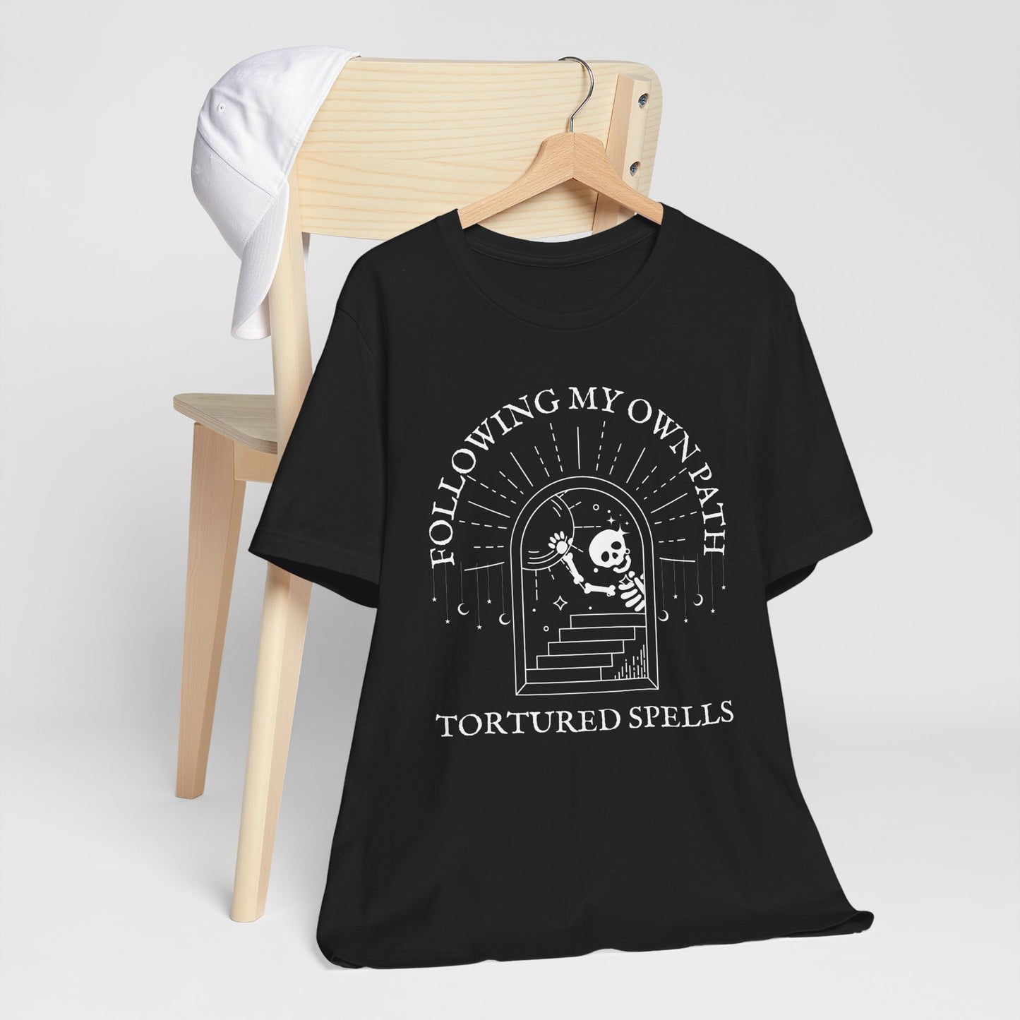 Following My Own Path, Unisex, Black Jersey, Short Sleeve Tee