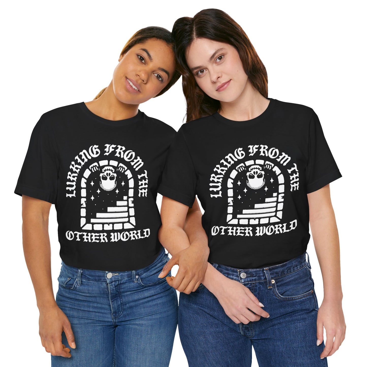Lurking From The Other World, Unisex, Berry Pink, Jersey Short Sleeve Tee
