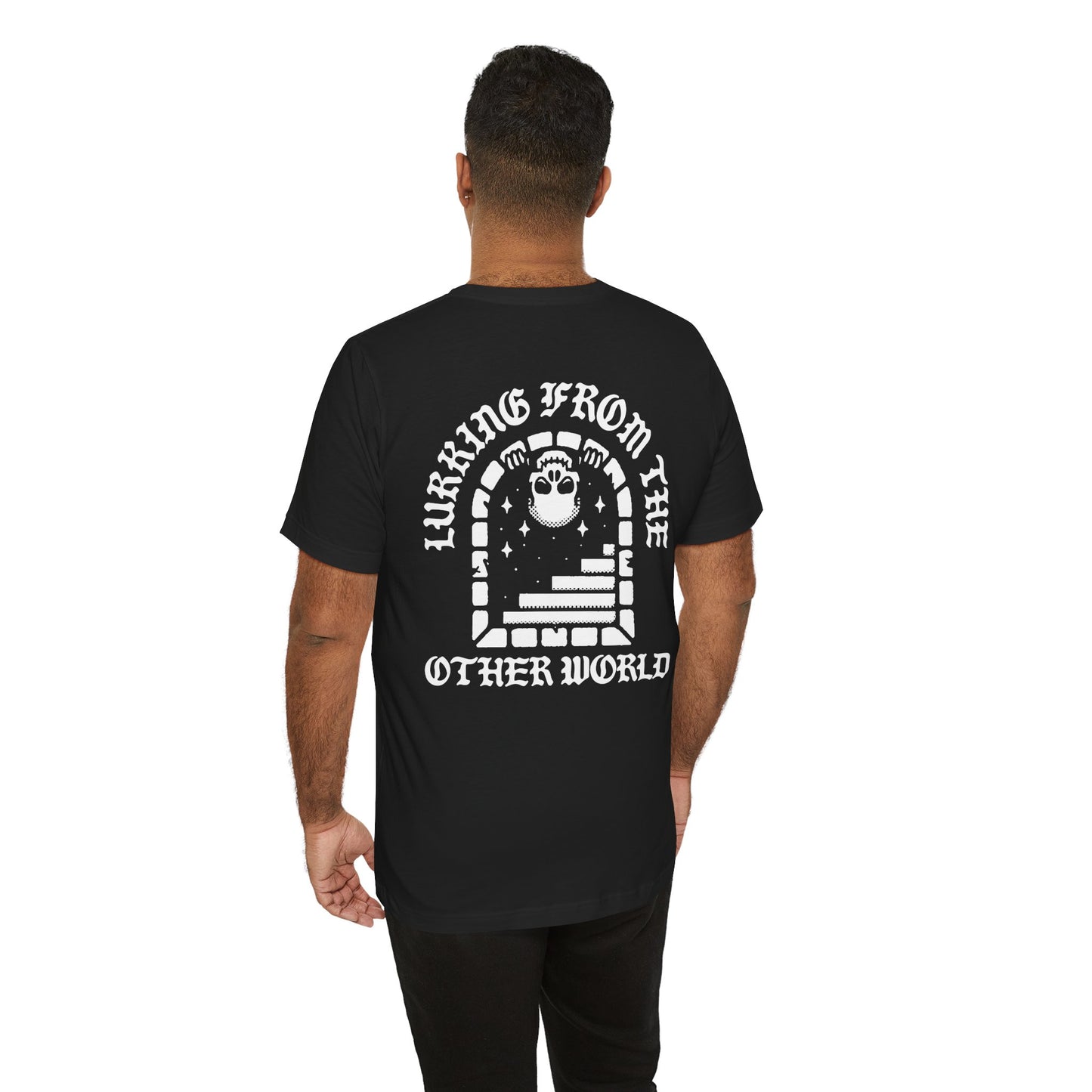 Waiting for You, Unisex, Black Jersey, Short Sleeve Tee