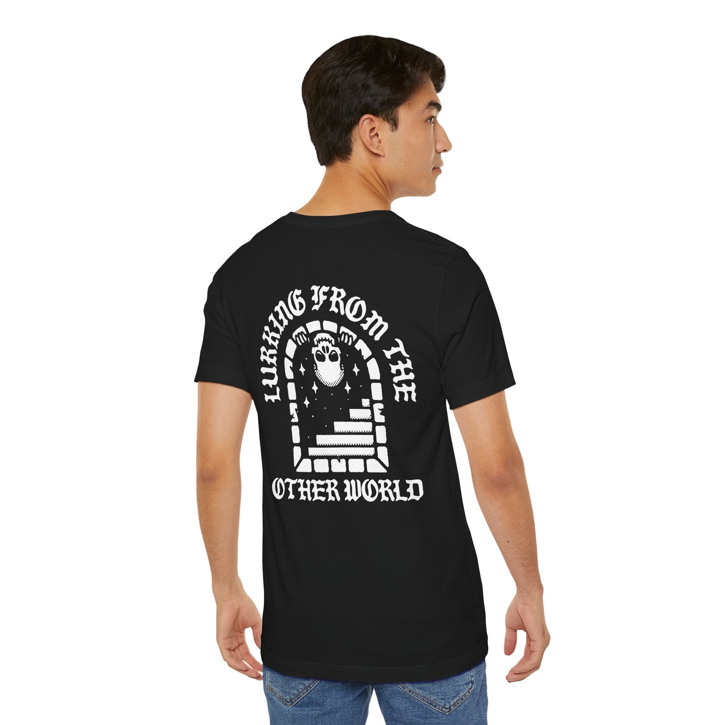 Waiting for You, Unisex, Black Jersey, Short Sleeve Tee