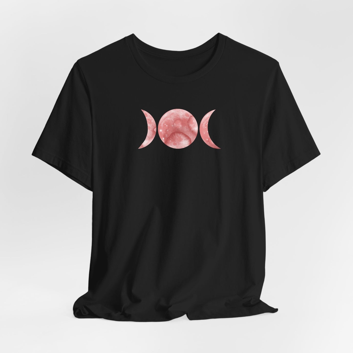 Triple Moon, with Moon Phases, Unisex, Short Sleeve Tee