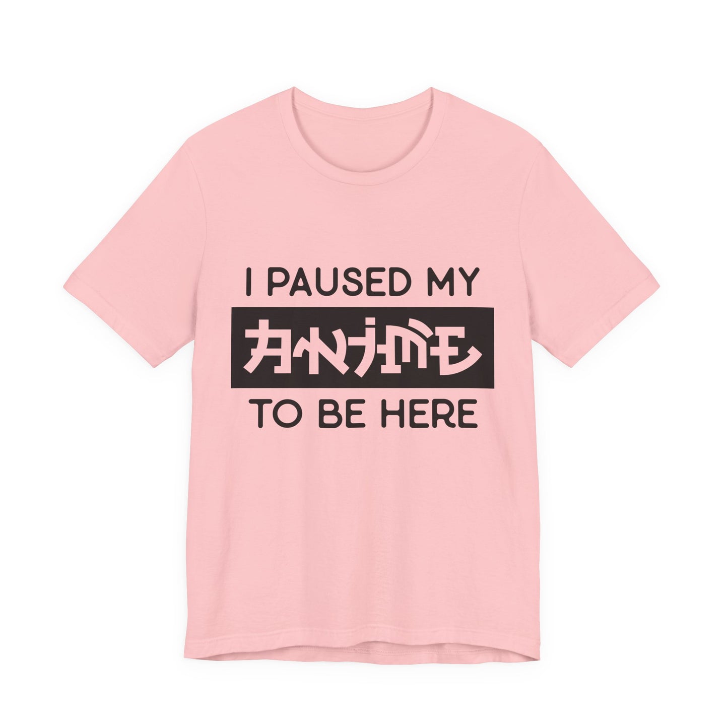 PAUSED ANIME, Unisex, Jersey, Short Sleeve Tee