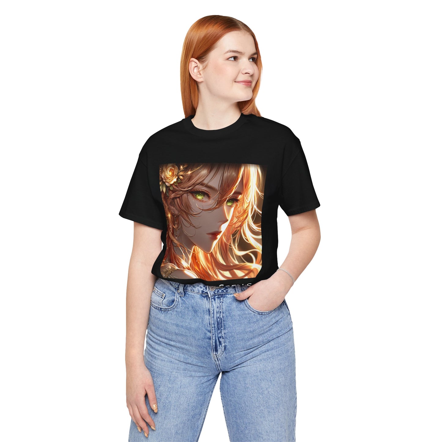 Tortured Spells Beauty, Unisex, Black Jersey, Short Sleeve Tee