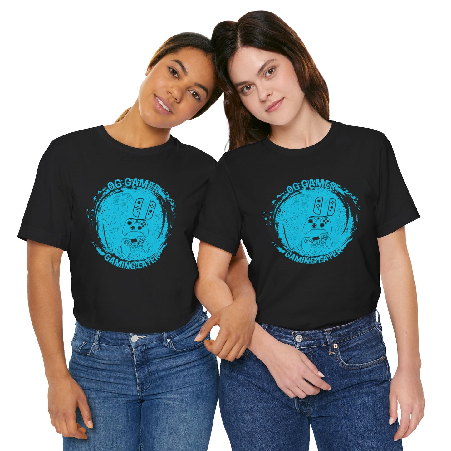 OG GAMER, Unisex, Black Jersey Short Sleeve Tee