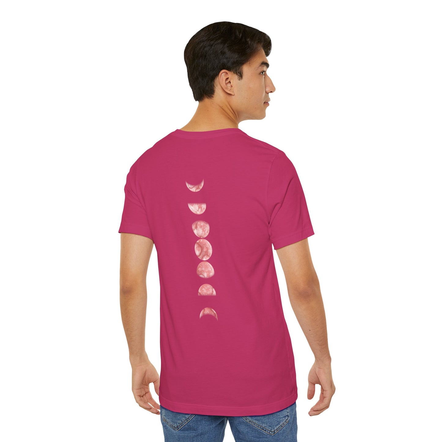 Triple Moon, with Moon Phases, Unisex, Short Sleeve Tee