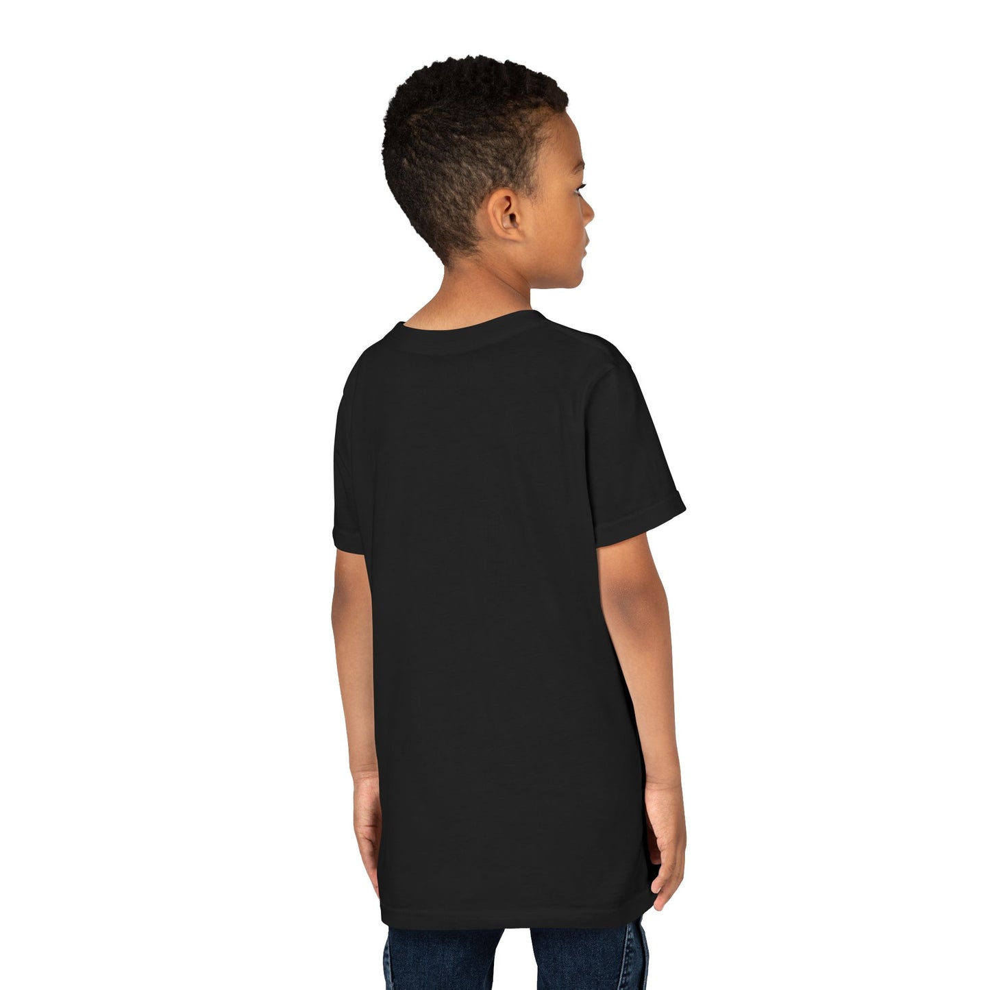 Unicorn, Youth, White/Black/Gray Short Sleeve Tee, Digitally-Printed by Awkward Styles