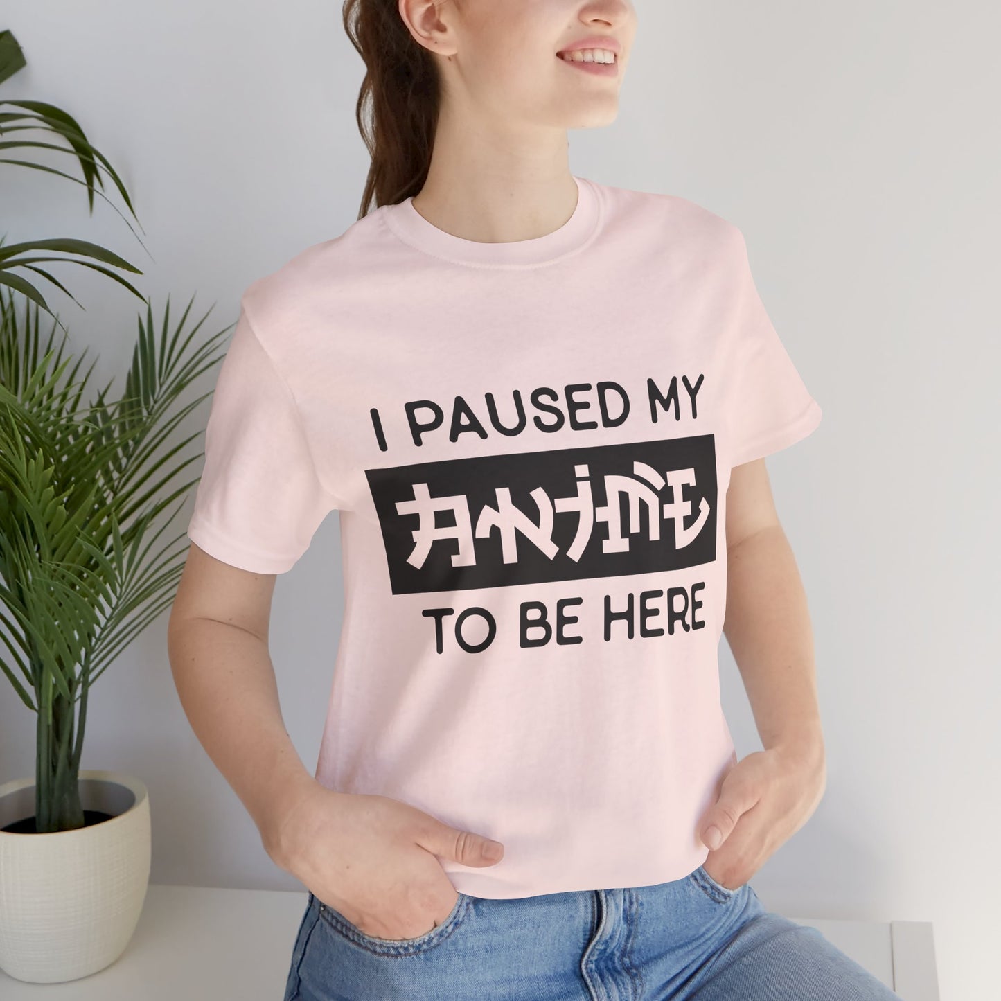 PAUSED ANIME, Unisex, Jersey, Short Sleeve Tee