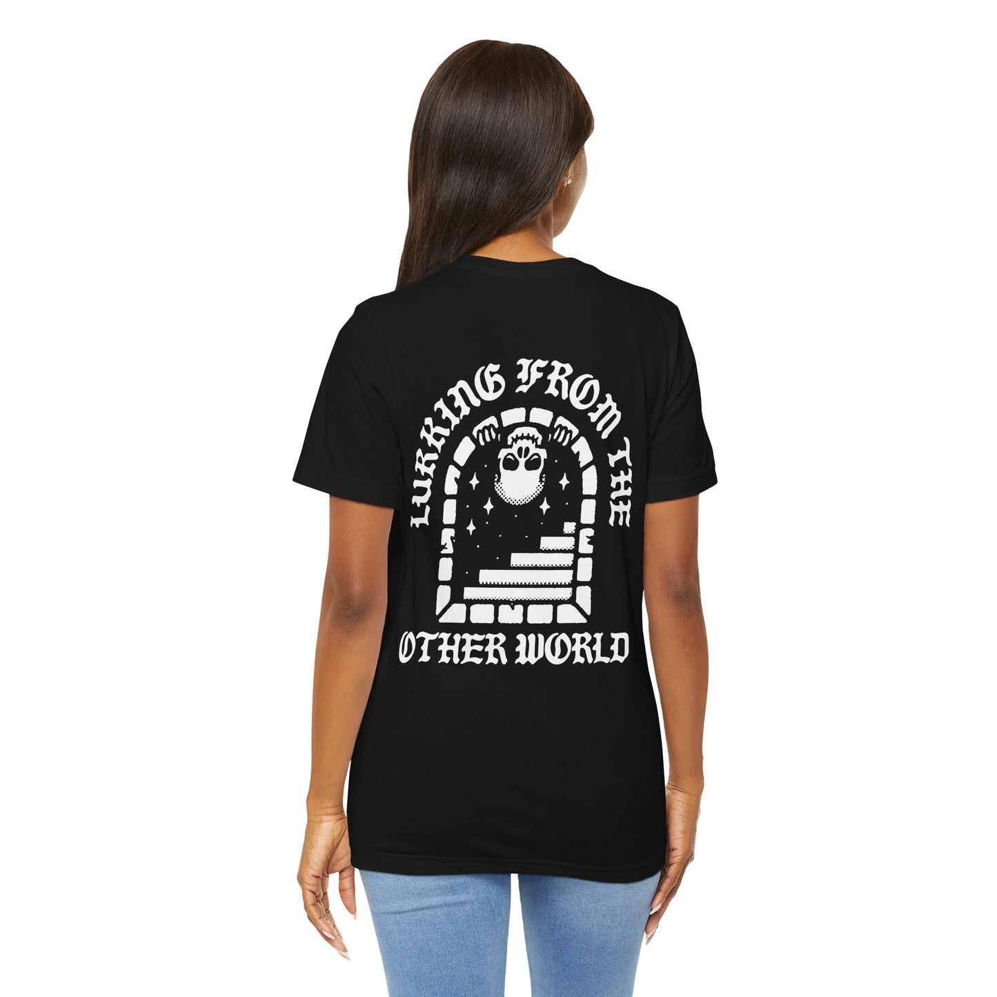 Waiting for You, Unisex, Black Jersey, Short Sleeve Tee