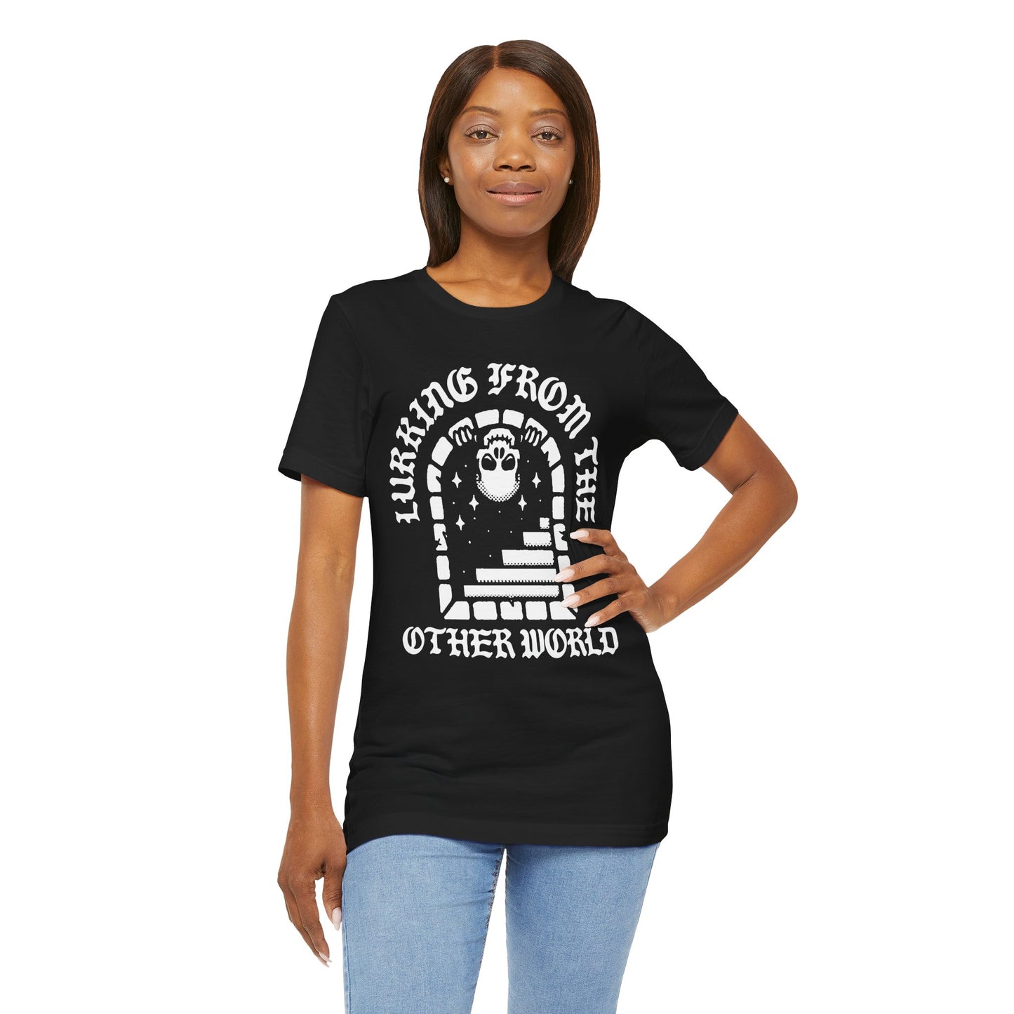 Lurking From The Other World, Unisex, Berry Pink, Jersey Short Sleeve Tee