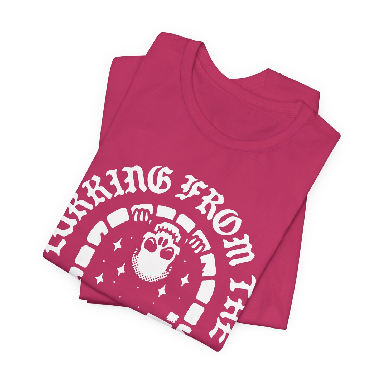 Lurking From The Other World, Unisex, Berry Pink, Jersey Short Sleeve Tee