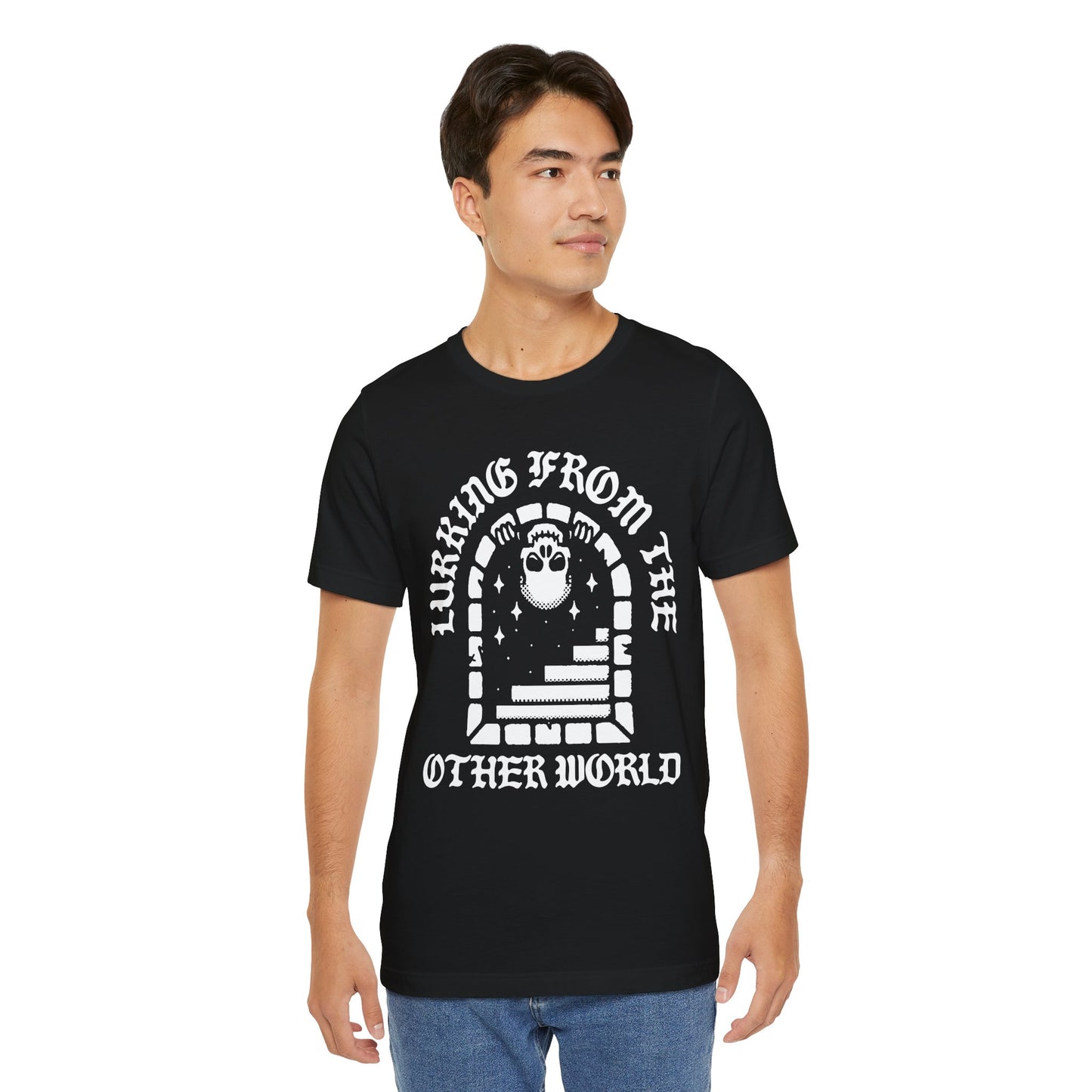 Lurking From The Other World, Unisex, Berry Pink, Jersey Short Sleeve Tee