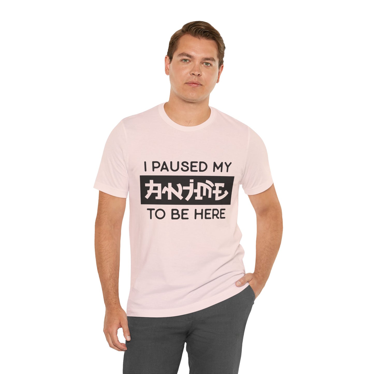 PAUSED ANIME, Unisex, Jersey, Short Sleeve Tee