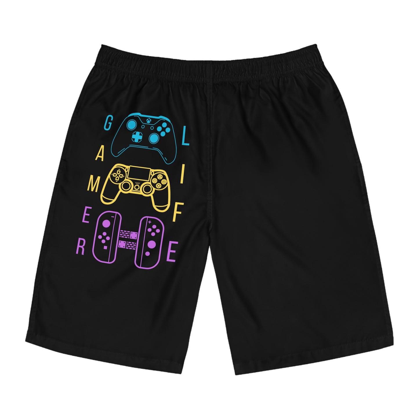 Gamer Life, Controllers Version, Men's Board Shorts