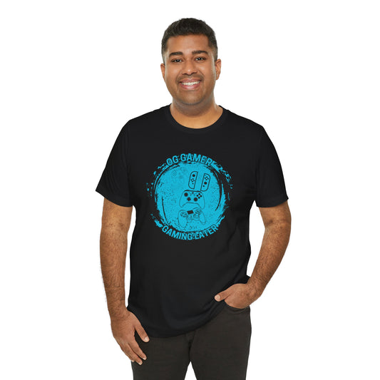 OG GAMER, Unisex, Black Jersey Short Sleeve Tee