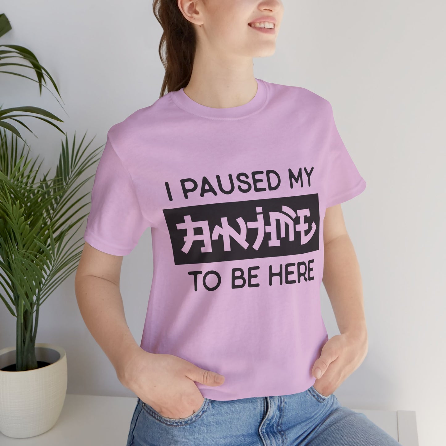 PAUSED ANIME, Unisex, Jersey, Short Sleeve Tee